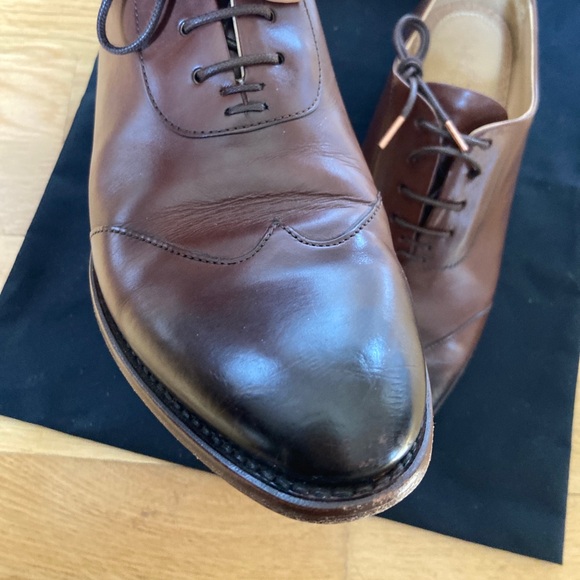 The Office of Angela Scott Mr. Evans Wingtip Walnut Brown - Picture 5 of 8
